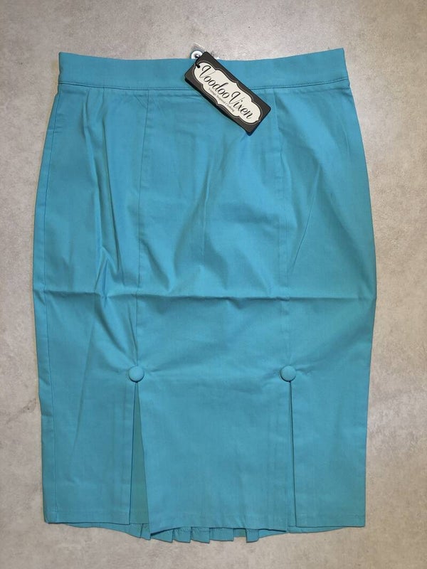 Voodoo Vixen mintkleurige rok maat S