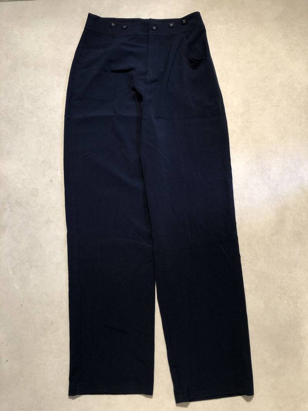 Voodoo Vixen blauwe retro pantalon maat M