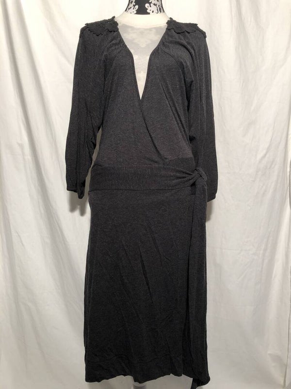 Day Birger et Mikkelsen grijze overslag jurk maat M