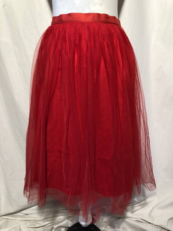 Banned rood retro thule cirkel rok maat M