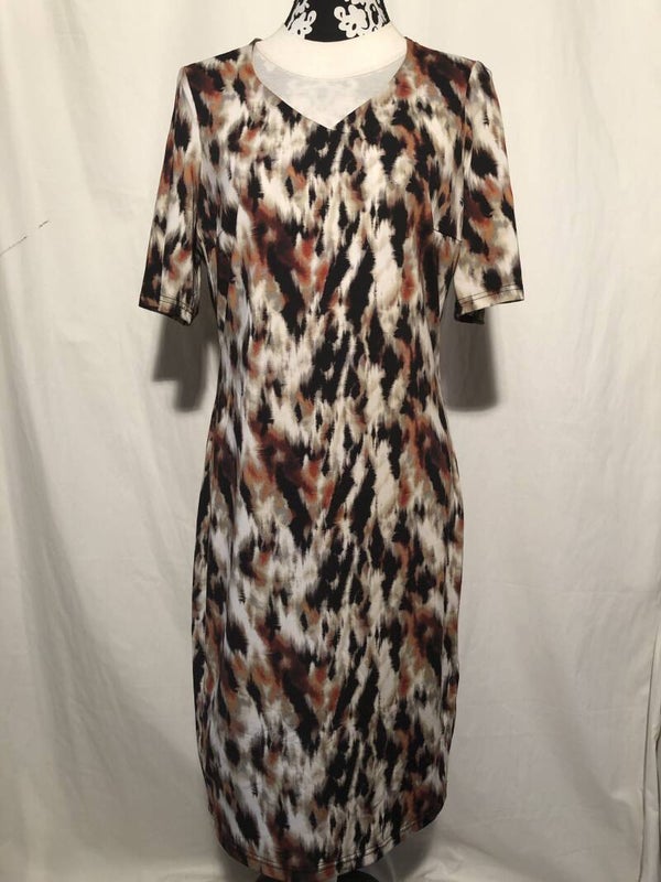 &Co woman print jurk maat L