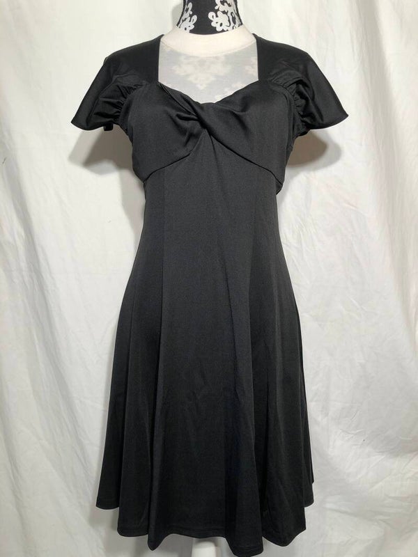 Banned zwart retro jurk maat L