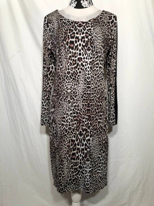 Ophilia Leopard print jurk maat 46