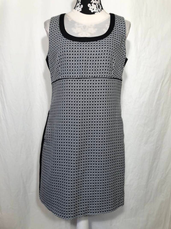 Next zwart/wit print jurk maat 42