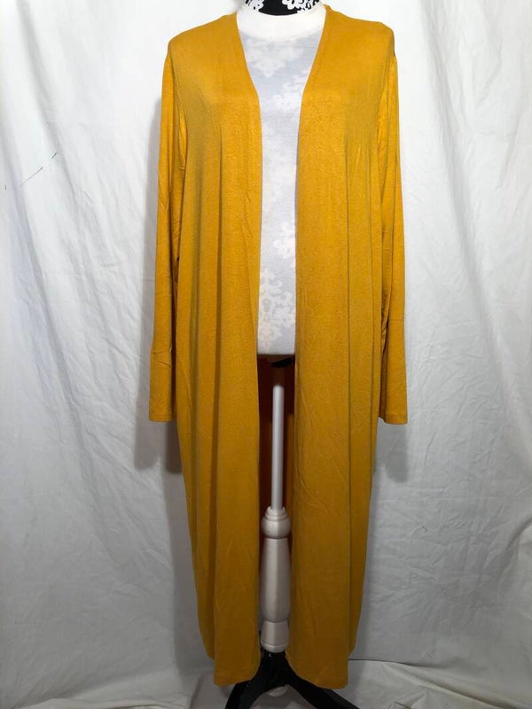 Yesta geel lang zomer vest maat 46