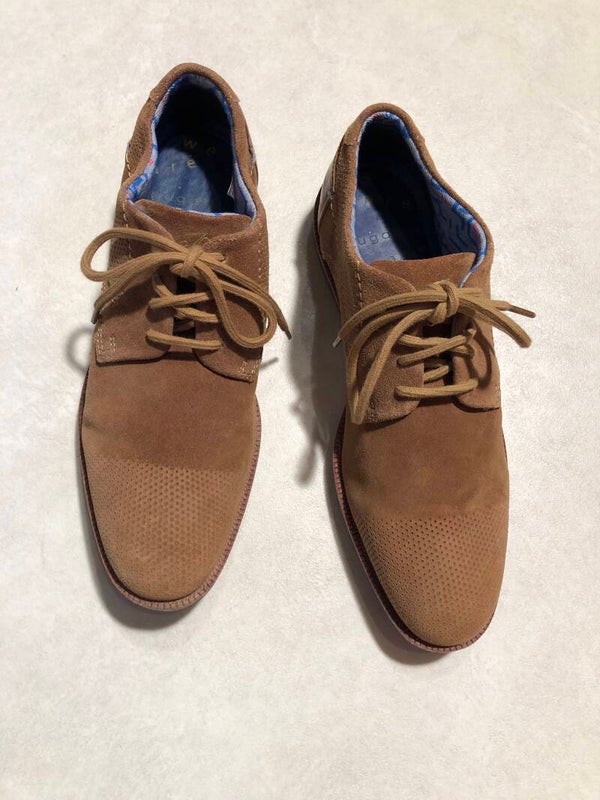 Bugatti bruin leder veterschoenen maat 42