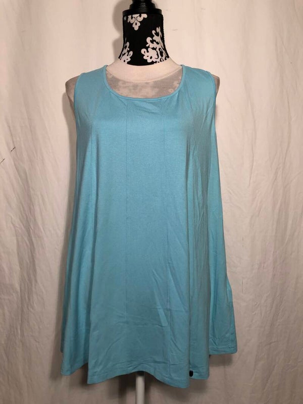 Q Neel lichtblauw tanktop maat 44
