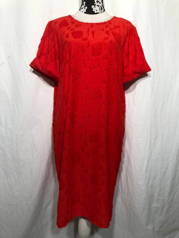 Karen by Simonsen rode zomer jurk maat 40