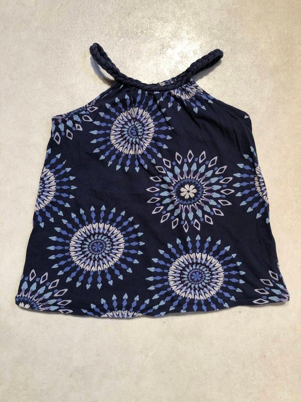 Gap toddler donkerblauw print zomer topje maat 104