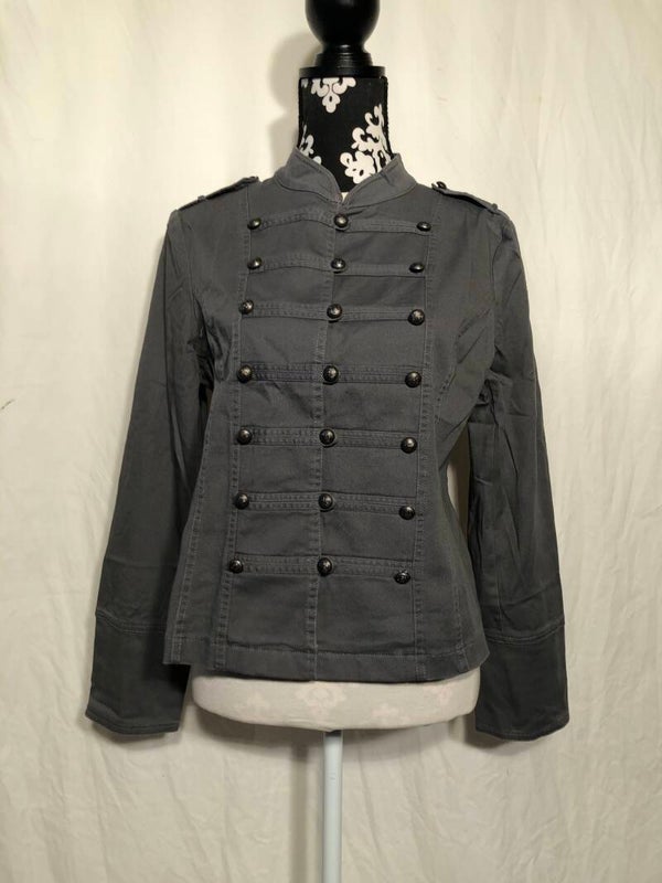 H&R London grijs jasje met knopen maat L