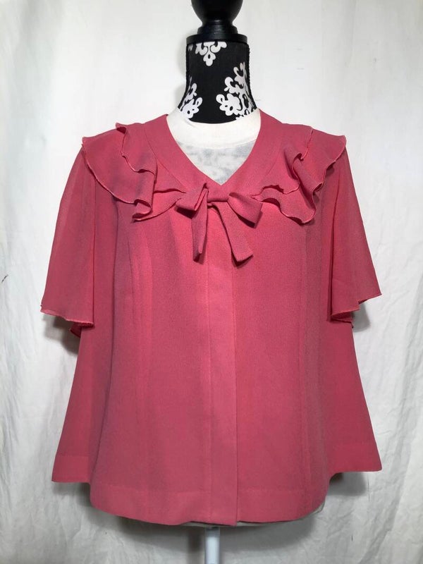 Edgar Vos roze ruche jasje maat 48