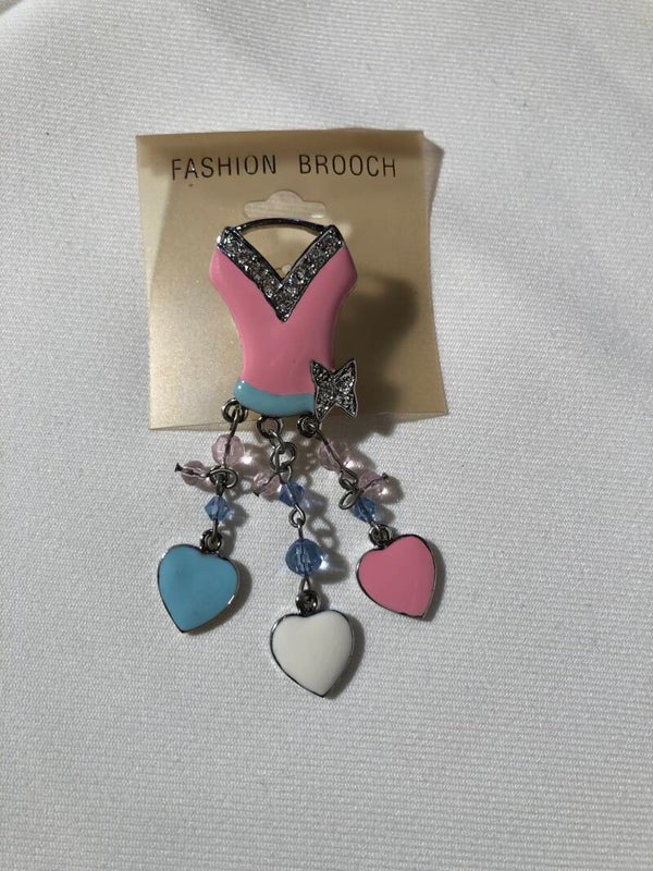 Broche in de vorm van een buste