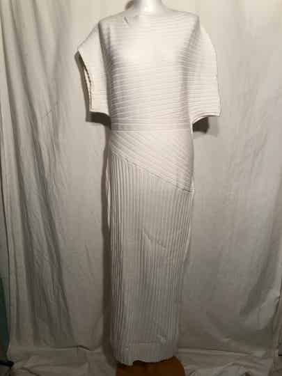 FashionNova wit lange jurk maat XL