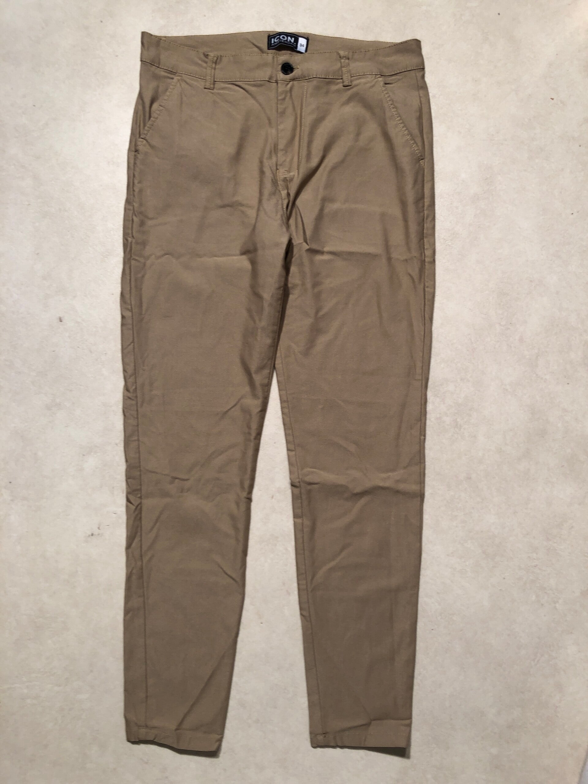 Icon Amsterdam lichtbruine broek maat 34