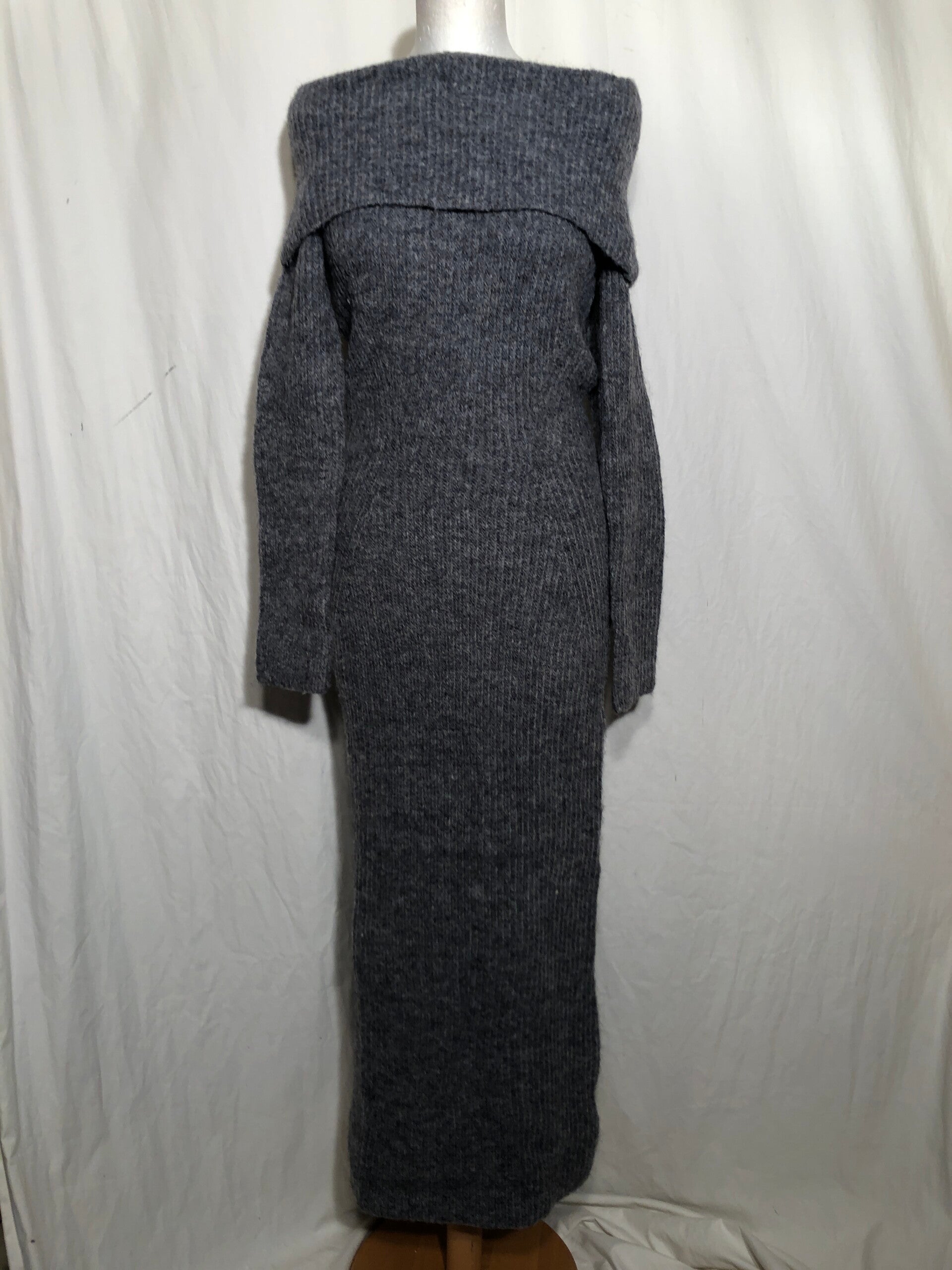 Loavies grijs lange jurk maat XS