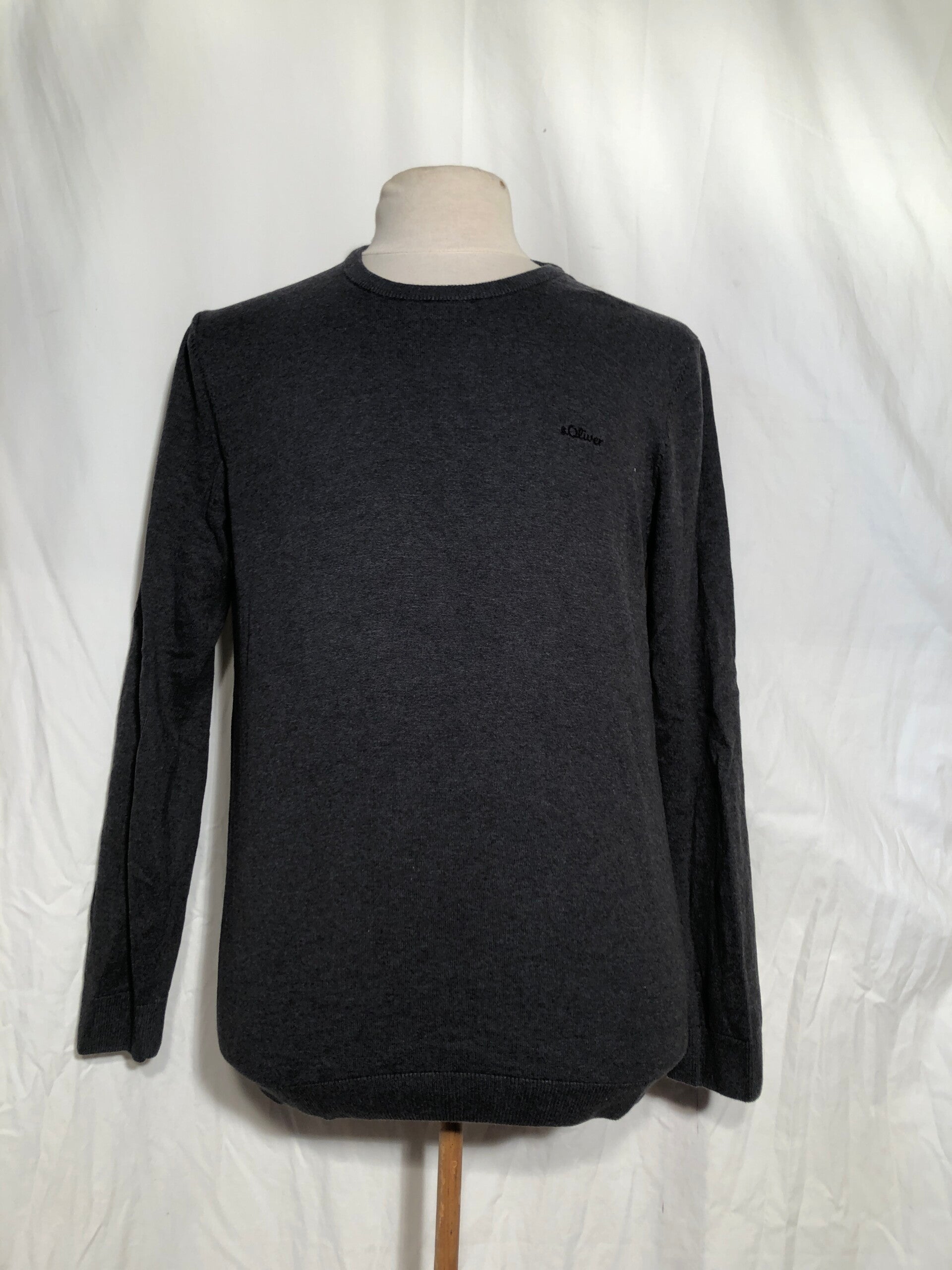 S. Oliver donkergrijze trui maat L