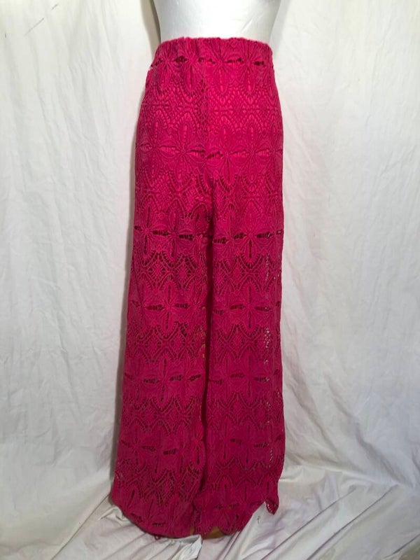 Freebird felroze kanten broek maat XL