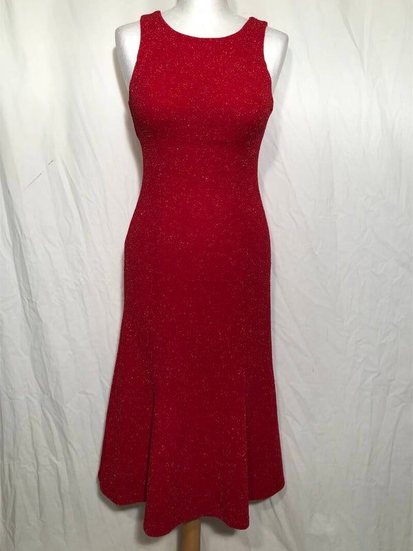 Lautinel rode glitter jurk maat L/XL