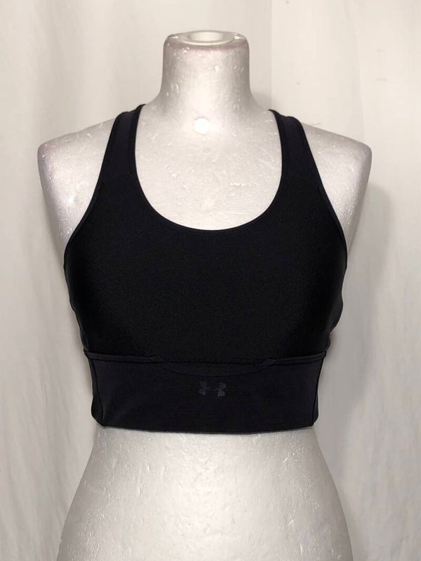 Under armour zwart/grijze sporttop met kruisbandjes maat S