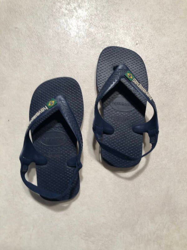 Havaianas blauwe slippers maat 23/24