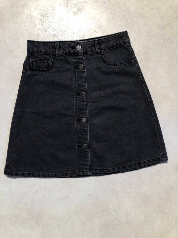 Noisy May zwarte denim jeans rok maat S