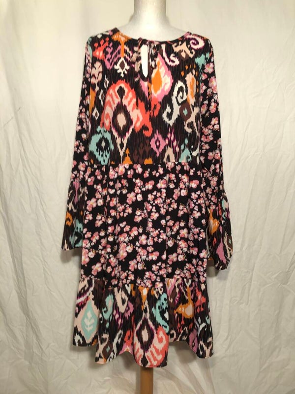 Russtydussty meerkleurige bohemian jurk maat XL
