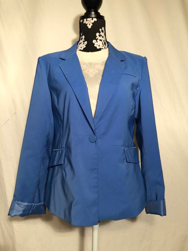 Vila blauw blazer maat L