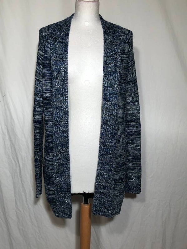 Sutherland blauw/zilver gebreid vest maat S
