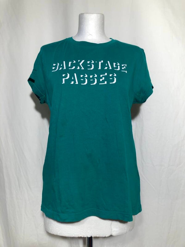 Amy & Ivy groen t-shirt met opdruk maat M