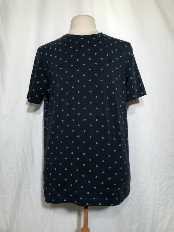 Scotch & Soda donkergroen t-shirt met opdruk maat L