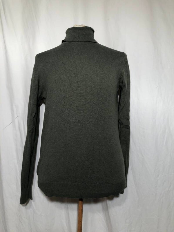 The blue print zachtgroene turtleneck maat M