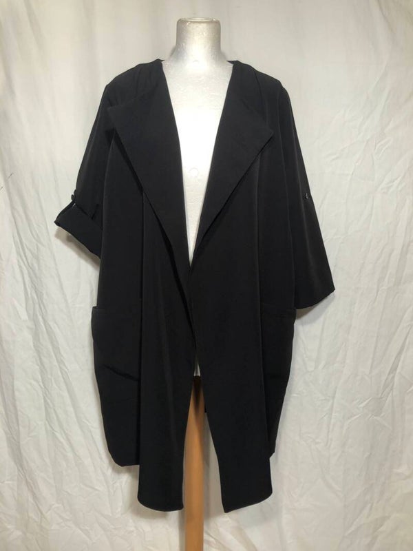 Pieces zwart jasje maat 44