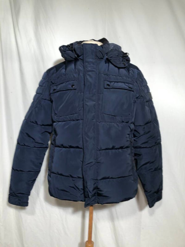 Jack & Jones donkerblauwe winterjas maat XL