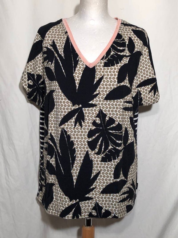 Didi meerkleurig print/gestreept t-shirt maat XXL