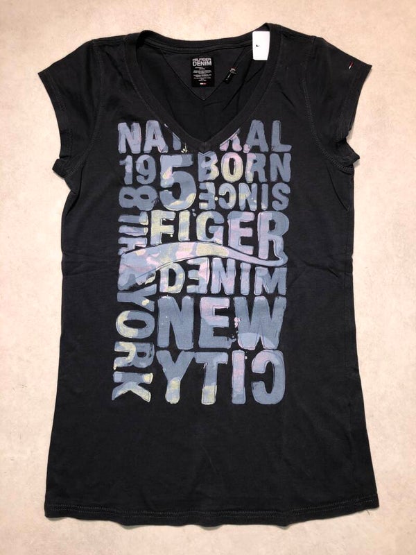 Tommy Hilfiger grijs t-shirt met opdruk maat XS