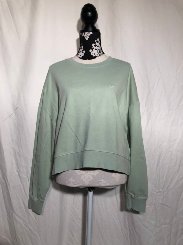 Tripper effen mintkleurige sweater maat L