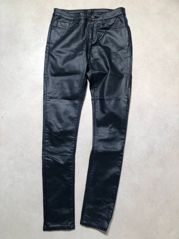 Kiabi donkerblauwe glimmende skinny maat 36
