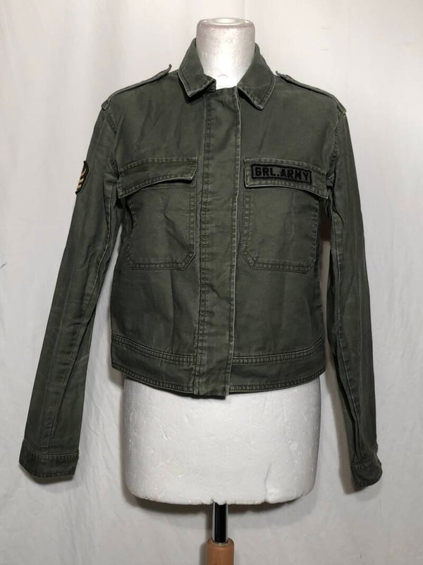 Pull & Bear army jacket maat XS