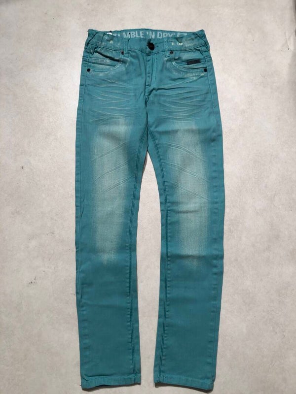 Tumble & Dry mintgroene denim jeans maat 152