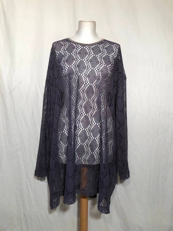 Bagoes grijs kanten top maat 56/58