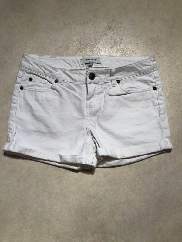 The Sting witte denim jeans short maat XXS