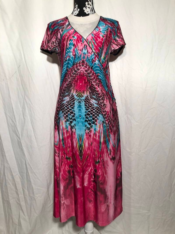 Studio Anneloes roze print jurk maat M