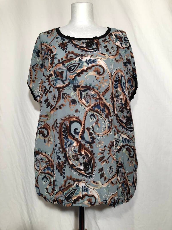 Norah grijs print tuniek maat 44