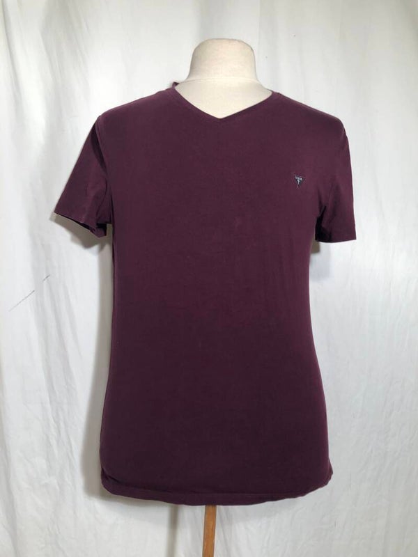 Guess Bordeaux rood t-shirt maat L