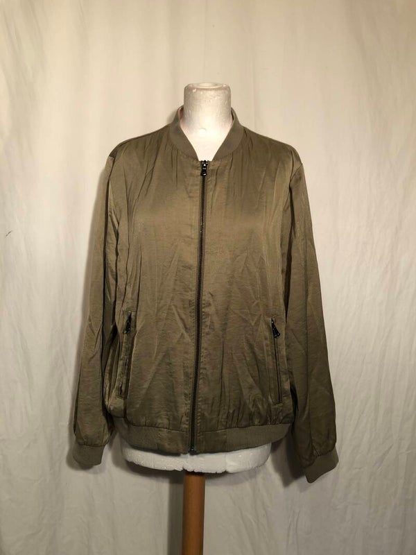 Esprit goudkleurig bomber jasje maat XL