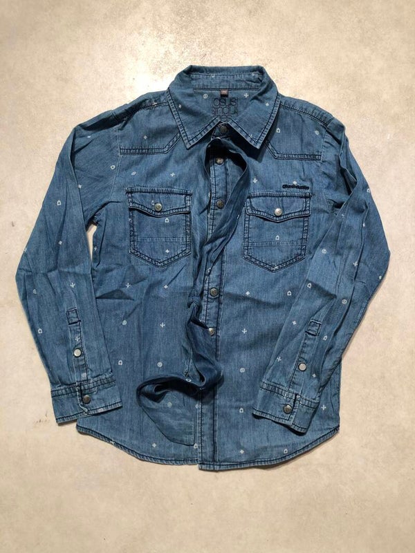 Gsus industries denim jeans overhemd maat 134/140