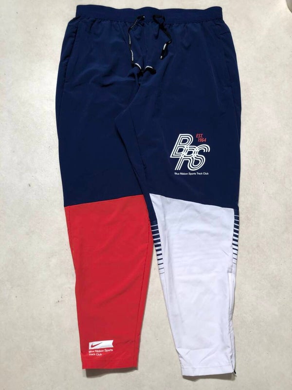 Nike running blauw/oranje/witte sportbroek maat XL