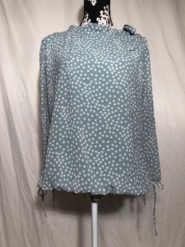 Italy series mintgroen tuniek met stippeltjes maat M