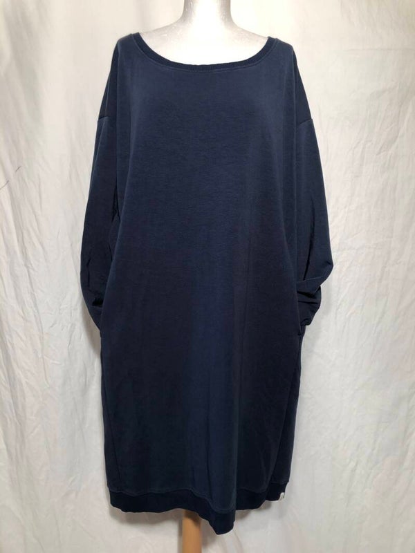 Didi blauwe sweater jurk maat 48