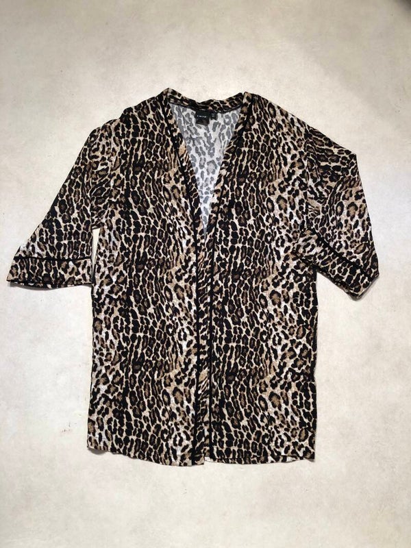 LMTD luipaard print kimono jasje maat 146/152